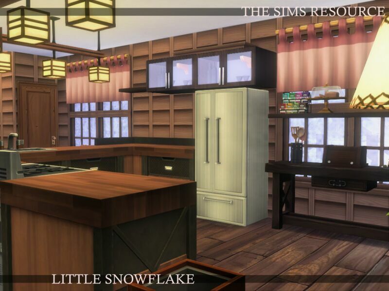 Little Snowflake Family House | Nocc By Simzmora 2 sims 4 cc little snowflake family house nocc by simzmora 7