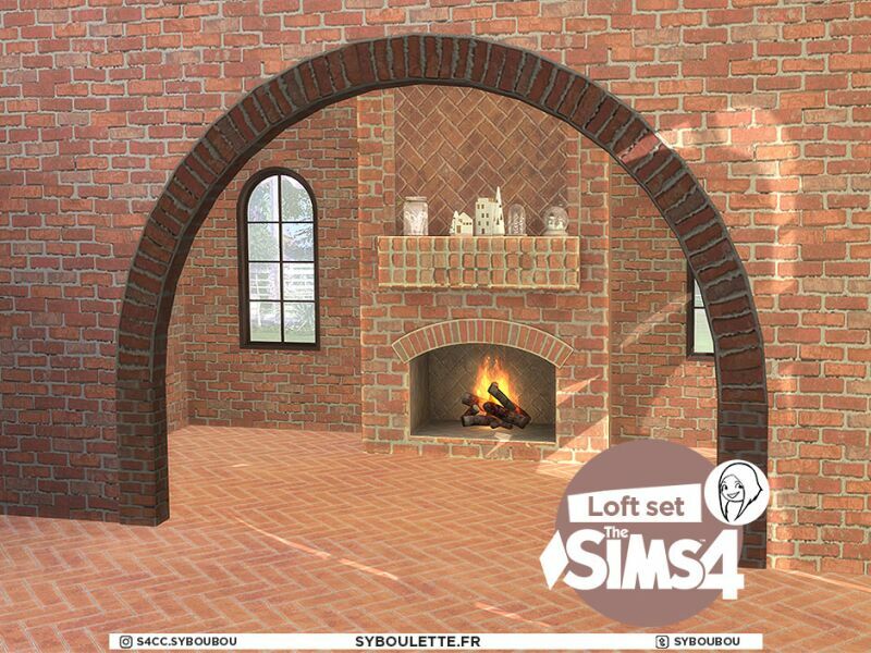 Loft SET By Syboulette 4 sims 4 cc loft set by syboulette 4
