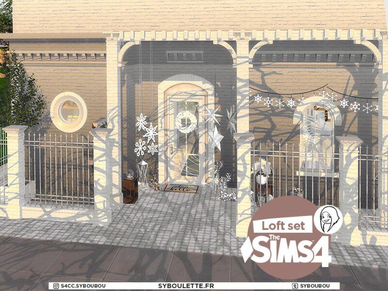 Loft SET By Syboulette 3 sims 4 cc loft set by syboulette 5