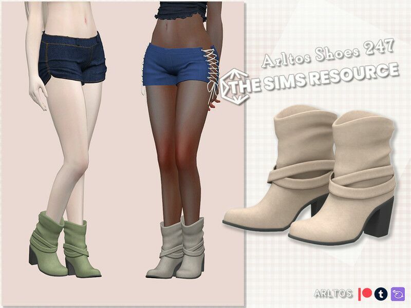 Long Boots By Arltos 1 Long Boots By Arltos Sims 4 CC