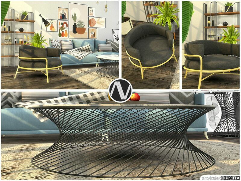 Louisville Living Room By Artvitalex 4 sims 4 cc louisville living room by artvitalex 2