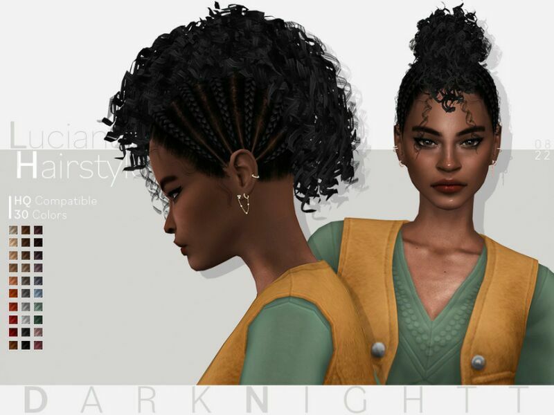 Luciana Hairstyle By Darknightt 1 Luciana Hairstyle By Darknightt Sims 4 CC
