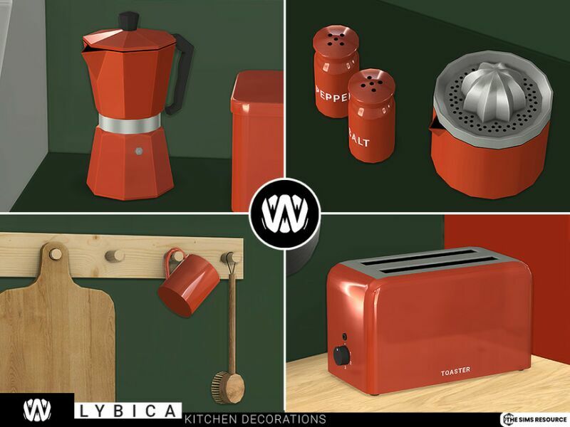 Lybica Kitchen Decorations By Wondymoon 2 sims 4 cc lybica kitchen decorations by wondymoon 2