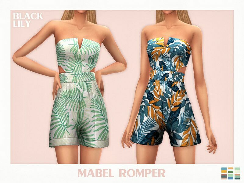 Mabel Romper 1 Mabel Romper Sims 4 CC