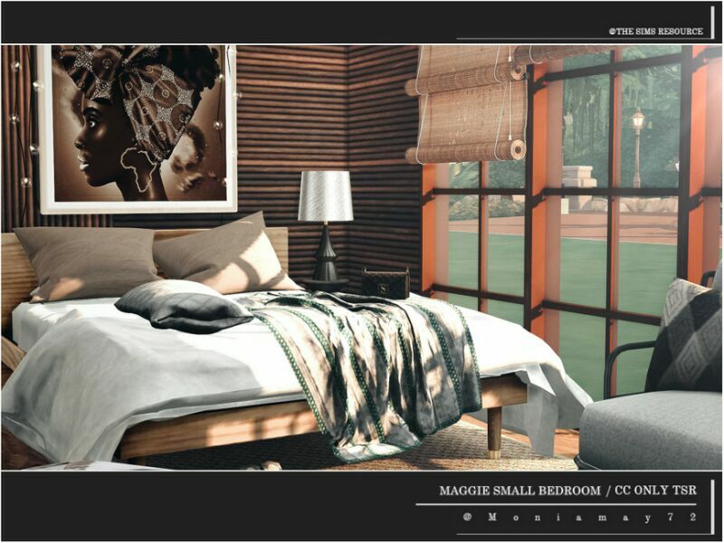 Maggie Small Bedroom CC Only TSR By Moniamay72 5 sims 4 cc maggie small bedroom cc only tsr by moniamay72 3