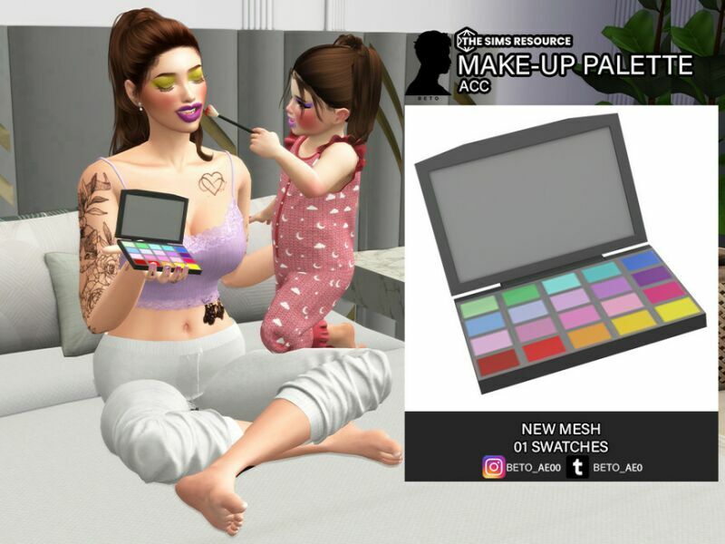 Makeup Palette (ACC) 1 Makeup Palette (ACC) Sims 4 CC
