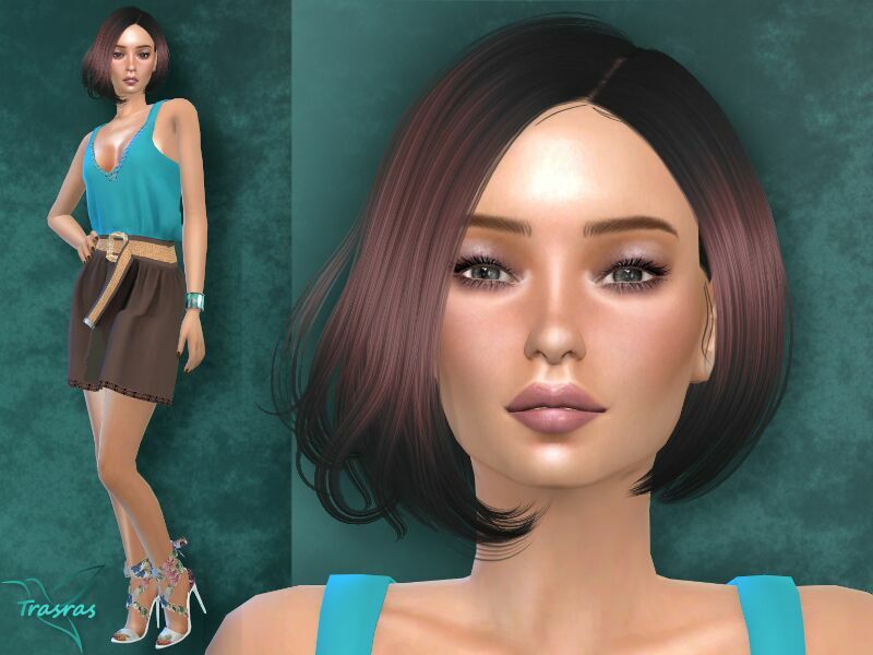 Marie Meunier By Trasras 1 Marie Meunier By Trasras Sims 4 CC