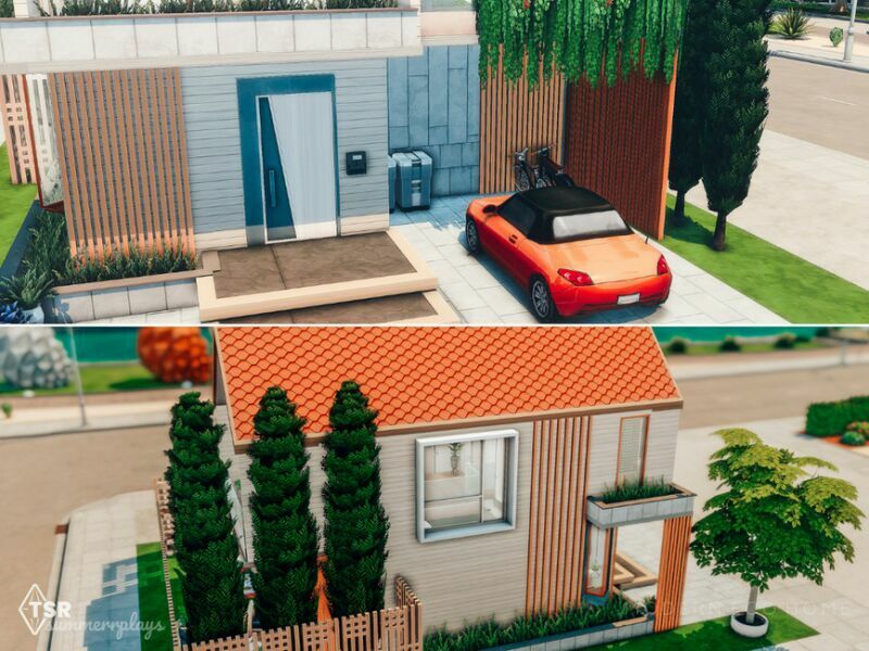 Marigold – Modern ECO Home 6 sims 4 cc marigold modern eco home 3