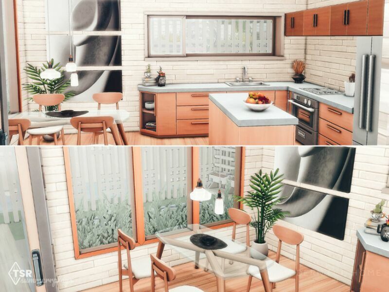 Marigold – Modern ECO Home 5 sims 4 cc marigold modern eco home 4