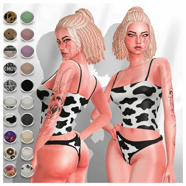 Matilda Comphy Tank TOP 1 Matilda Comphy Tank TOP Sims 4 CC
