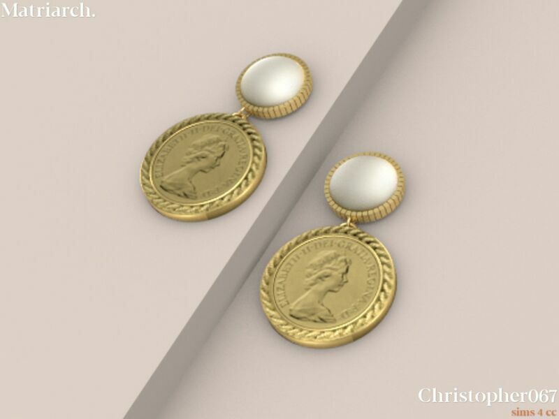 Matriarch Earrings By Christopher067 2 sims 4 cc matriarch earrings by christopher067 3