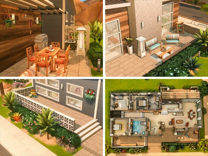 Maywood Avenue (NO CC) By Xogerardine 2 sims 4 cc maywood avenue no cc by xogerardine 7
