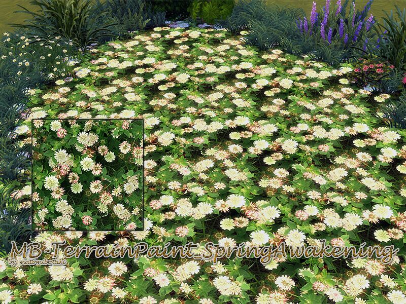 Mb-Terrainpaint_Springawakening By Matomibotaki 1 Mb-Terrainpaint_Springawakening By Matomibotaki Sims 4 CC