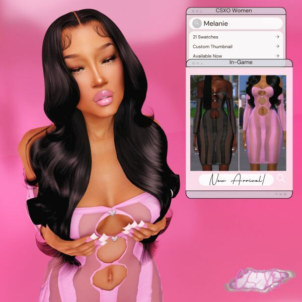 Melanie Dress 3 sims 4 cc melanie dress 2