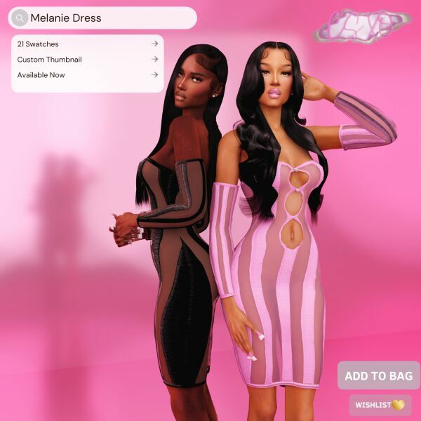 Melanie Dress 2 sims 4 cc melanie dress 3