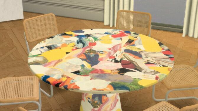 Melting POT Table 1 Melting POT Table Sims 4 CC