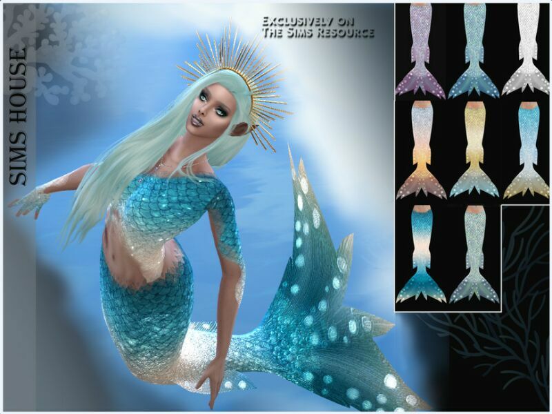Mermaid Tail 1 Mermaid Tail Sims 4 CC