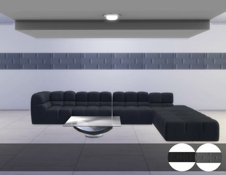 Metrotile Half Wall & (Banner)| 3 Swatches By Mrsbarbiex3 2 sims 4 cc metrotile half wall banner 3 swatches by mrsbarbiex3 2