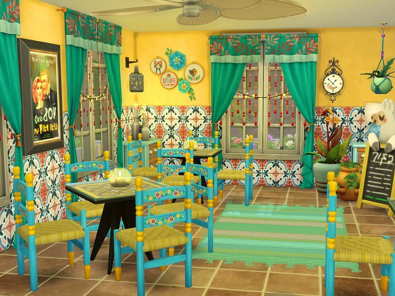 Mexican Style Restaurant – NO CC By Flubs79 4 sims 4 cc mexican style restaurant no cc by flubs79 5