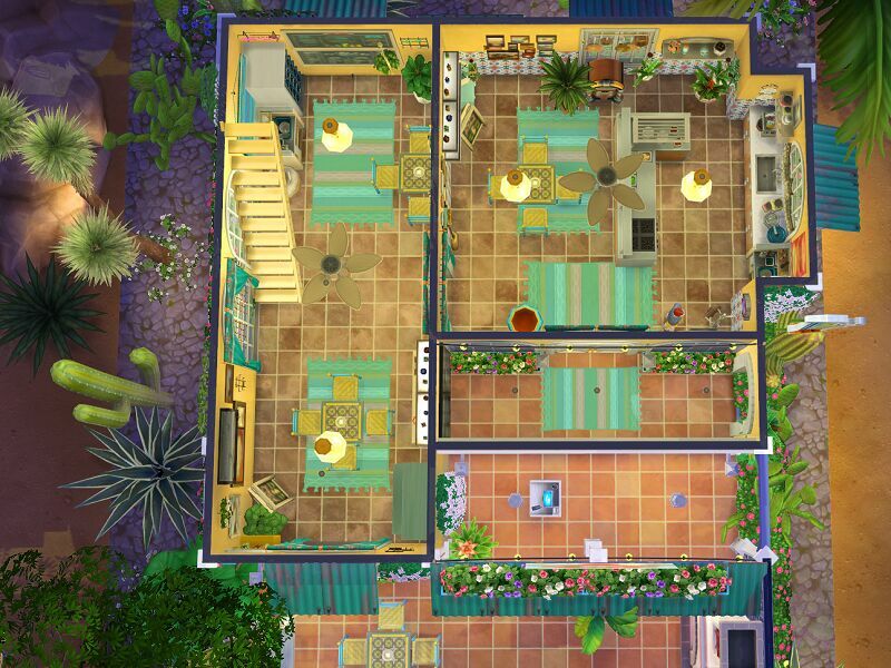 Mexican Style Restaurant – NO CC By Flubs79 2 sims 4 cc mexican style restaurant no cc by flubs79 7