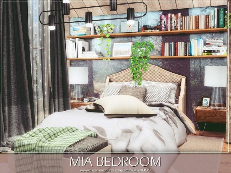 MIA Bedroom By Mychqqq 1 MIA Bedroom By Mychqqq Sims 4 CC