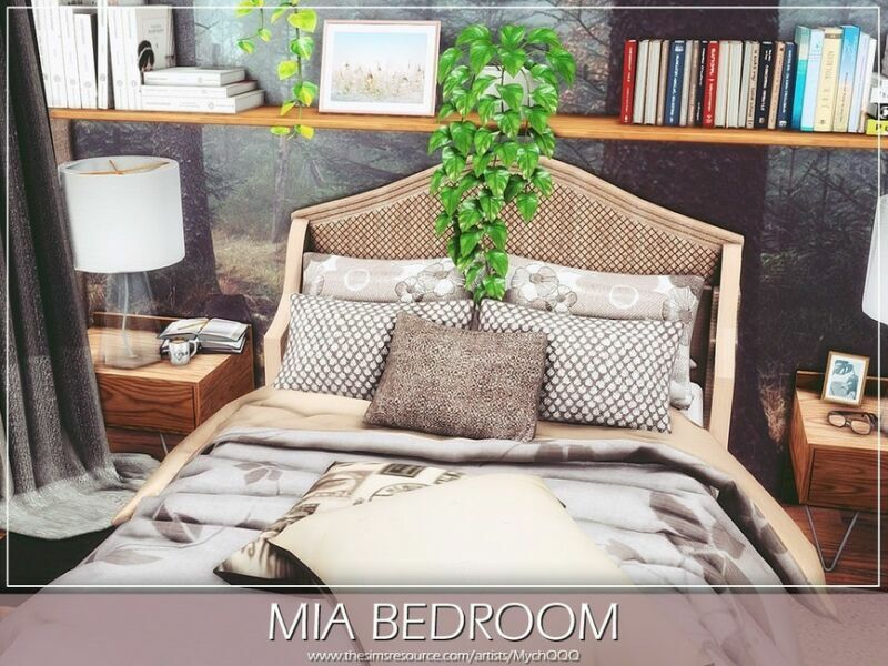 MIA Bedroom By Mychqqq 5 sims 4 cc mia bedroom by mychqqq 4