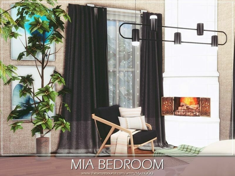 MIA Bedroom By Mychqqq 3 sims 4 cc mia bedroom by mychqqq 6