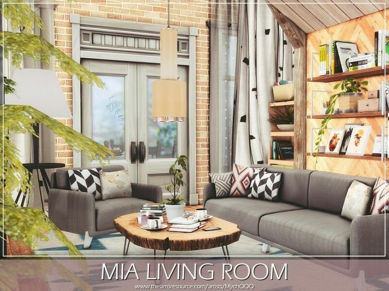 MIA Living Room By Mychqqq 3 sims 4 cc mia living room by mychqqq 5