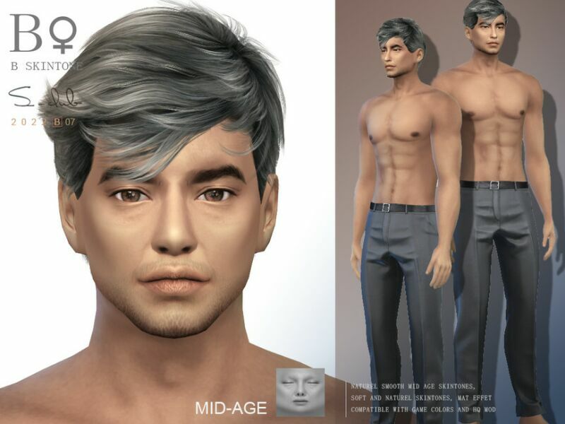 MID AGE Male Overlay Skintones By S-Club 1 MID AGE Male Overlay Skintones By S-Club Sims 4 CC