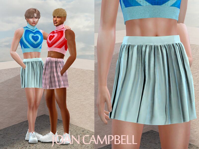 Mike Skirt 1 Mike Skirt Sims 4 CC