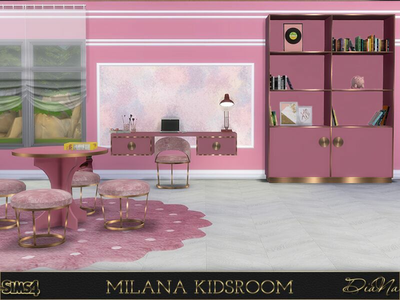 Milana Kidsroom By Dianasims 2 sims 4 cc milana kidsroom by dianasims 6