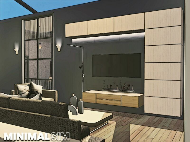Minimalsim – Buffalo | CC Only TSR By Simzmora 3 sims 4 cc minimalsim buffalo cc only tsr by simzmora 7