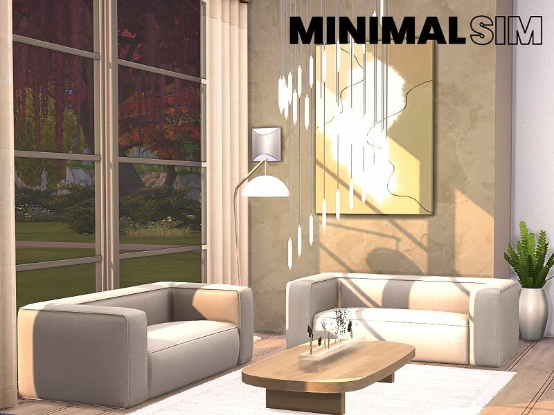 Minimalsim – Grace Living – CC By Flubs79 2 sims 4 cc minimalsim grace living cc by flubs79 3