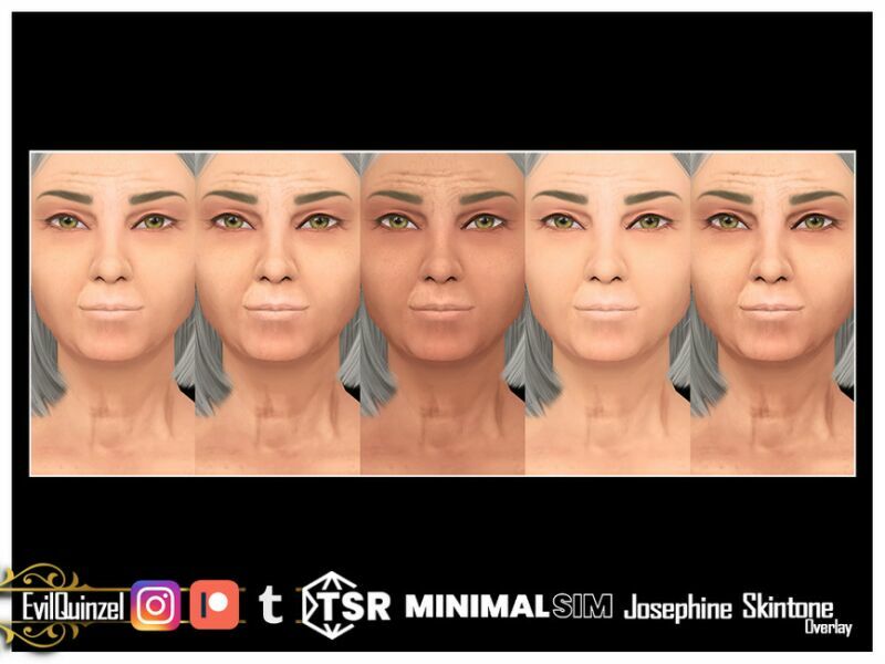 Minimalsim Josephine Skin Overlay By Evilquinzel 2 sims 4 cc minimalsim josephine skin overlay by evilquinzel 2