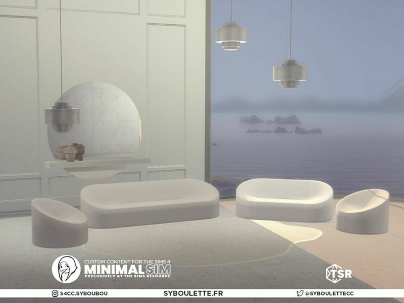 Minimalsim – Minimal LIV By Syboubou 1 Minimalsim – Minimal LIV By Syboubou Sims 4 CC