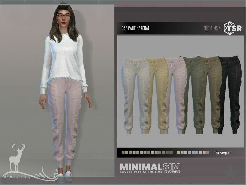 Minimalsim / Pant Harenae By Dansimsfantasy 1 Minimalsim / Pant Harenae By Dansimsfantasy Sims 4 CC