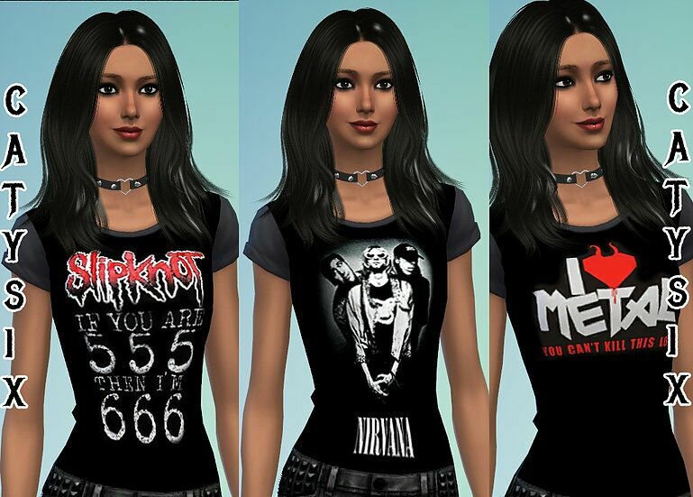 Misc T-Shirts By Catysix 2 sims 4 cc misc t shirts by catysix 2