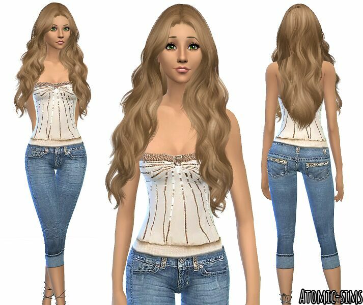 Miss Cutie PIE Rising Star Outfit Conversion By Atomic-Sims 1 Miss Cutie PIE Rising Star Outfit Conversion By Atomic-Sims Sims 4 CC