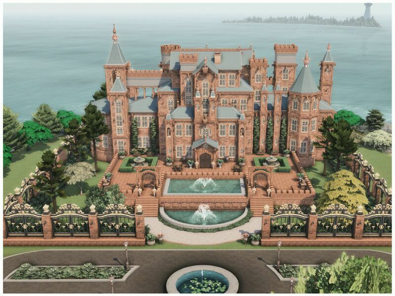 MM Bronze Palace 1 MM Bronze Palace Sims 4 CC