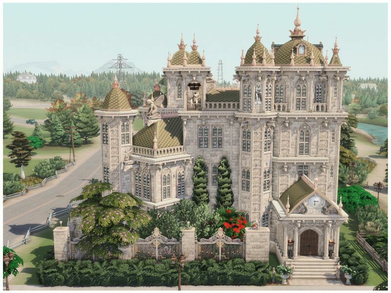 MM The Ivory Chateau 1 MM The Ivory Chateau Sims 4 CC