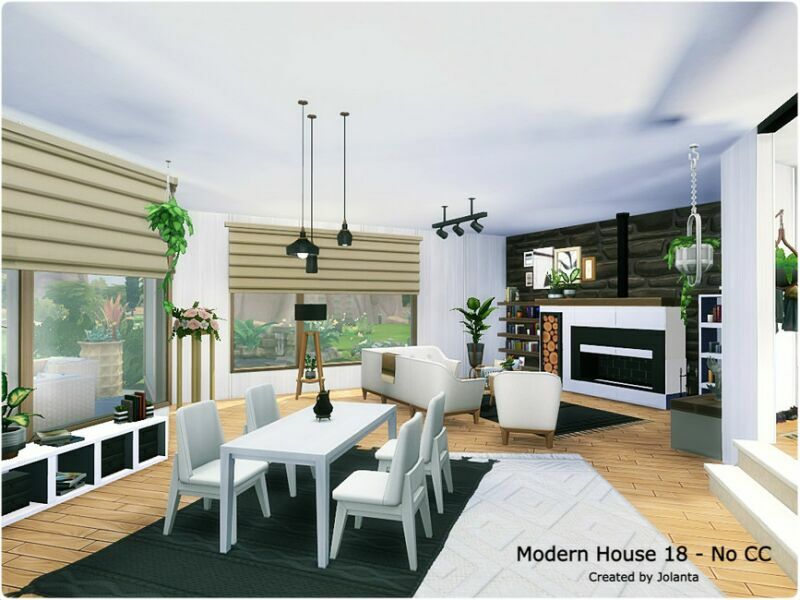 Modern House 18 – NO CC By Jolanta 3 sims 4 cc modern house 18 no cc by jolanta 6