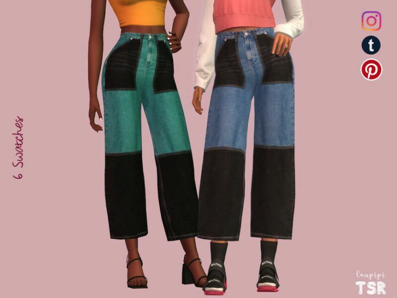 Modern Jeans – MBT20 By Laupipi 1 Modern Jeans – MBT20 By Laupipi Sims 4 CC