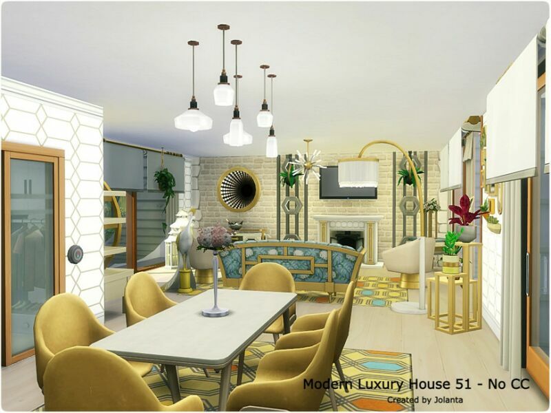 Modern Luxury House 51 – NO CC By Jolanta 5 sims 4 cc modern luxury house 51 no cc by jolanta 4