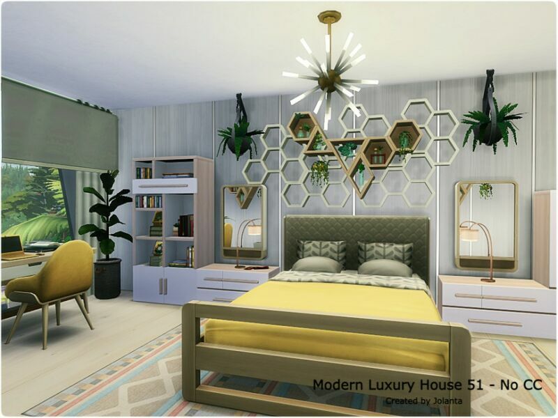 Modern Luxury House 51 – NO CC By Jolanta 2 sims 4 cc modern luxury house 51 no cc by jolanta 7