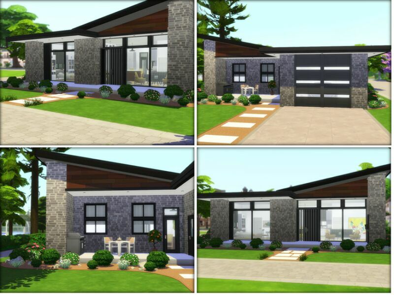 Modern Motif By Algbuilds 7 sims 4 cc modern motif by algbuilds 2