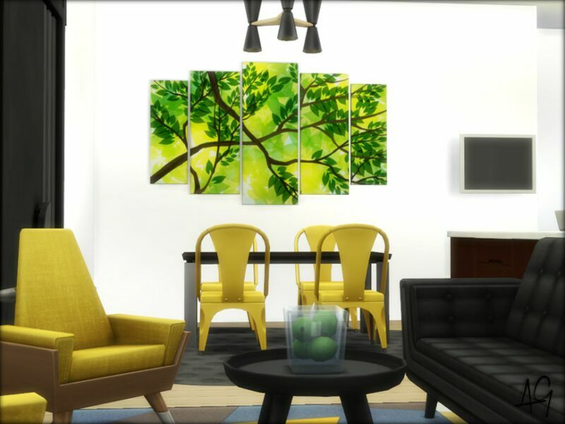 Modern Motif By Algbuilds 5 sims 4 cc modern motif by algbuilds 4