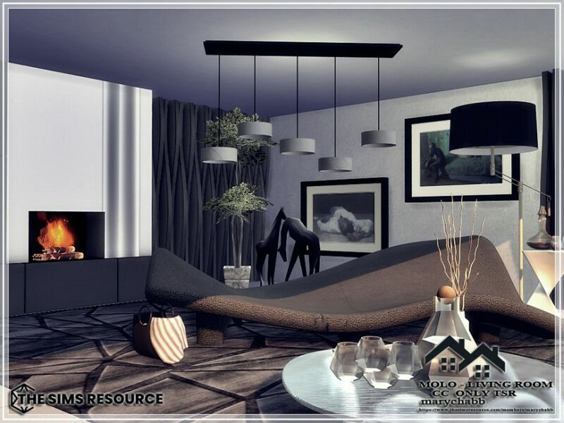 Molo – Living Room – CC Only TSR By Marychabb 2 sims 4 cc molo living room cc only tsr by marychabb 5