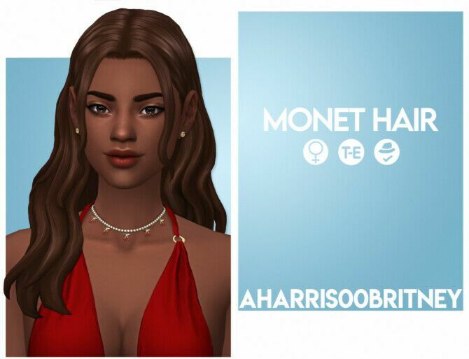 Monet Hair 1 Monet Hair Sims 4 CC