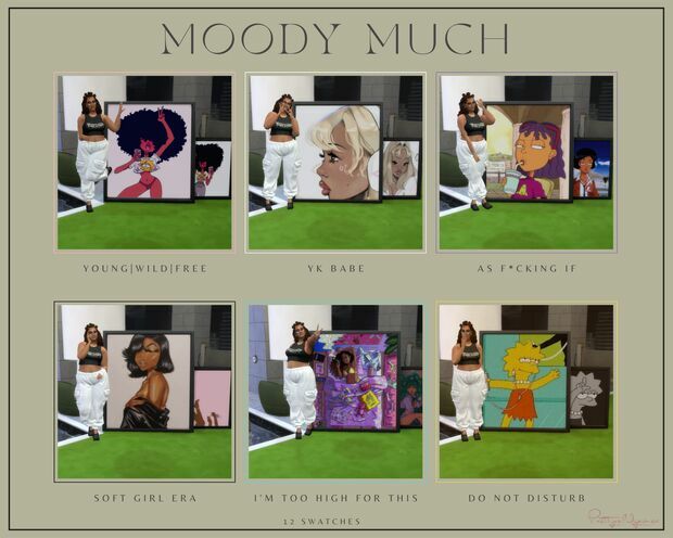 Moody Much? By Prettyvalidgames 1 Moody Much? By Prettyvalidgames Sims 4 CC