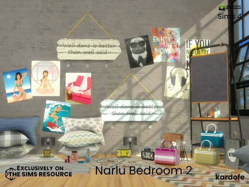 Narlu Bedroom 2 By Kardofe 1 Narlu Bedroom 2 By Kardofe Sims 4 CC